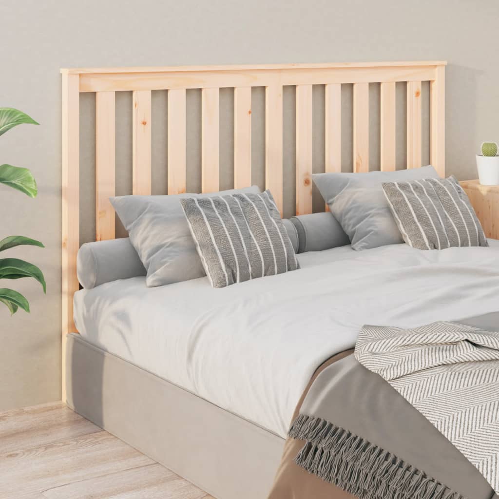 Berkfield Bed Headboard 156x6x101 cm Solid Wood Pine