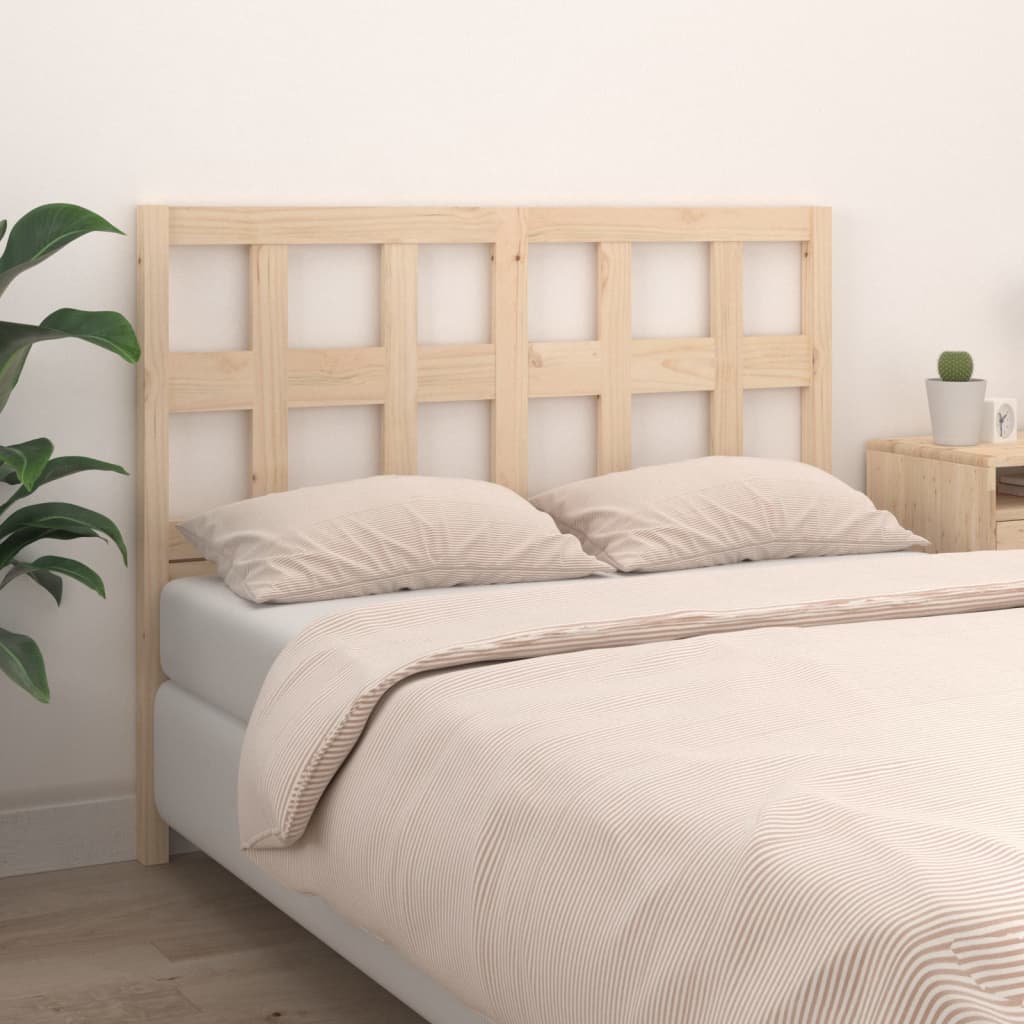 Berkfield Bed Headboard 140.5x4x100 cm Solid Wood Pine