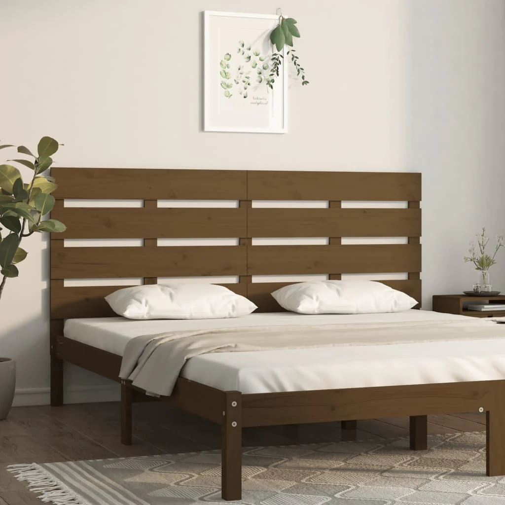 Berkfield Headboard Honey Brown 180x3x80 cm Solid Wood Pine
