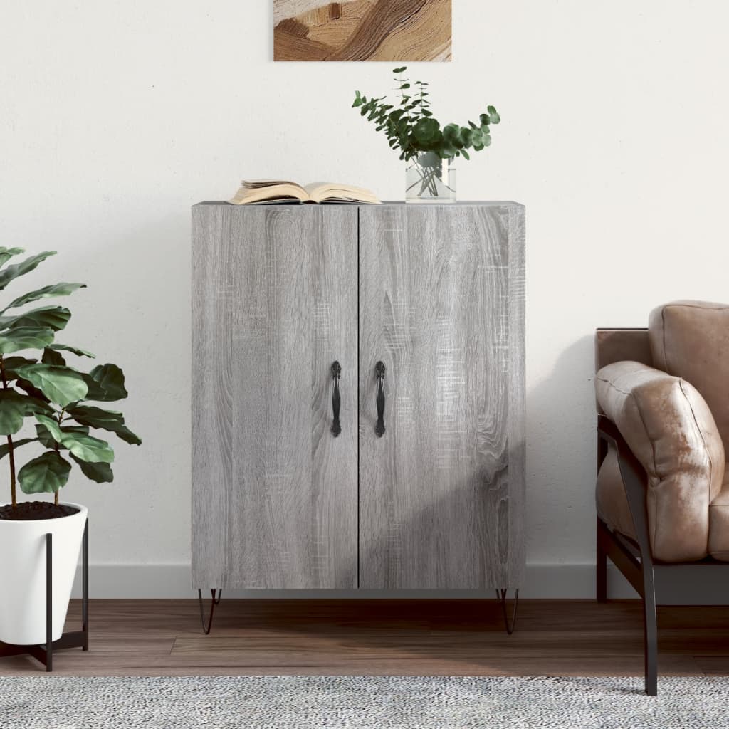 Berkfield Sideboard Grey Sonoma 69.5x34x90 cm Engineered Wood