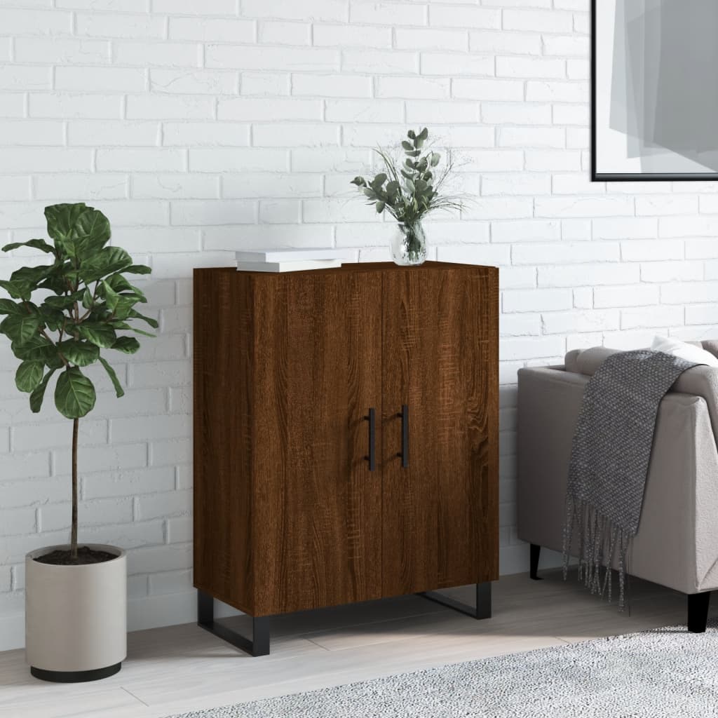 Berkfield Sideboard Brown Oak 69.5x34x90 cm Engineered Wood