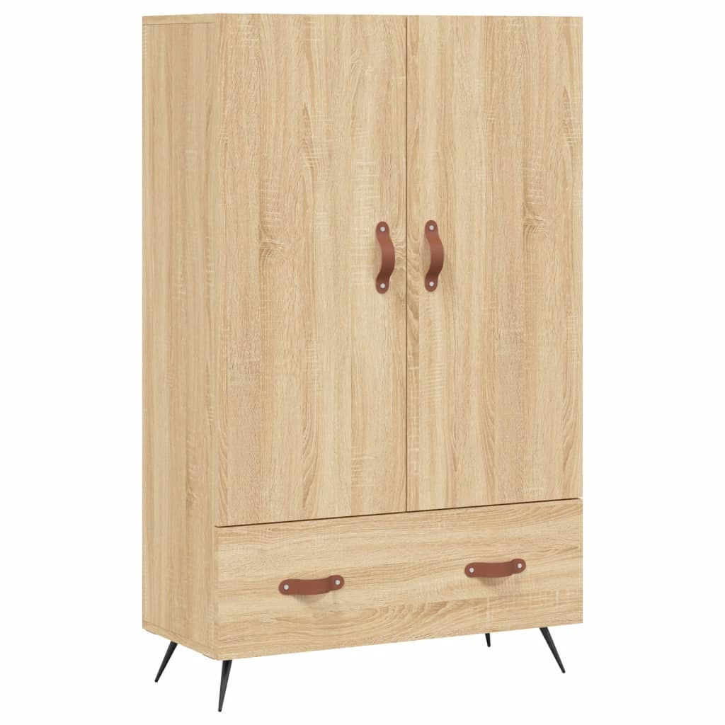 Berkfield Highboard Sonoma Oak 69.5x31x115 cm Engineered Wood