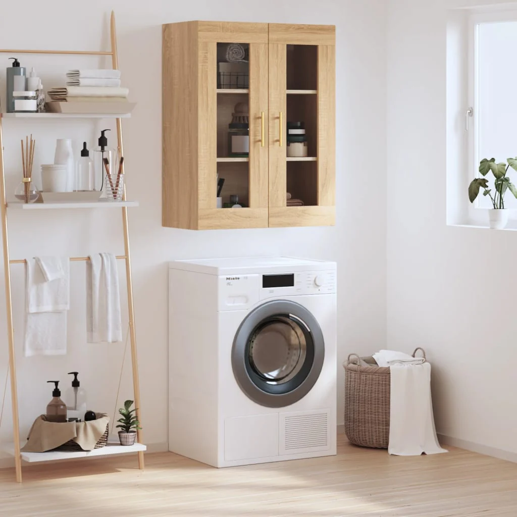 Berkfield Wall Mounted Cabinet Sonoma Oak 69.5x34x90 cm