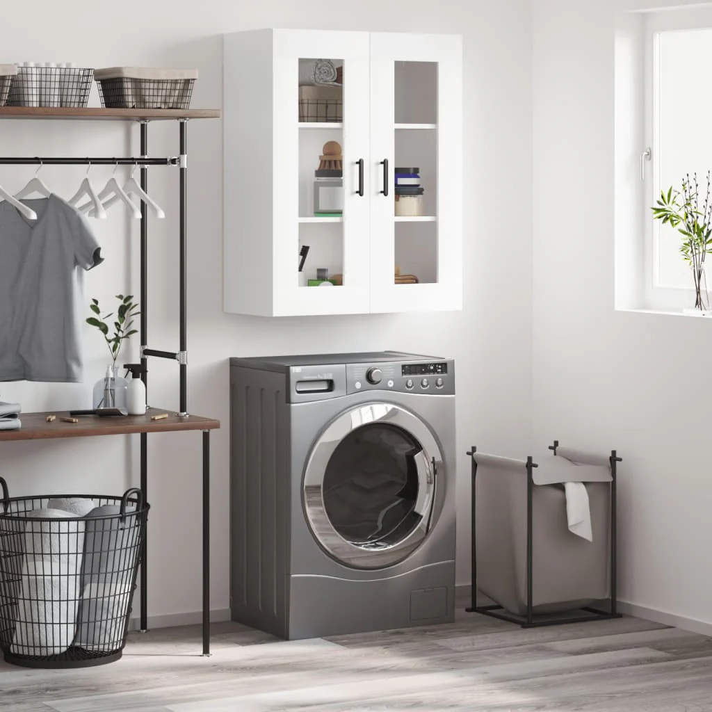 Berkfield Wall Mounted Cabinet White 69.5x34x90 cm