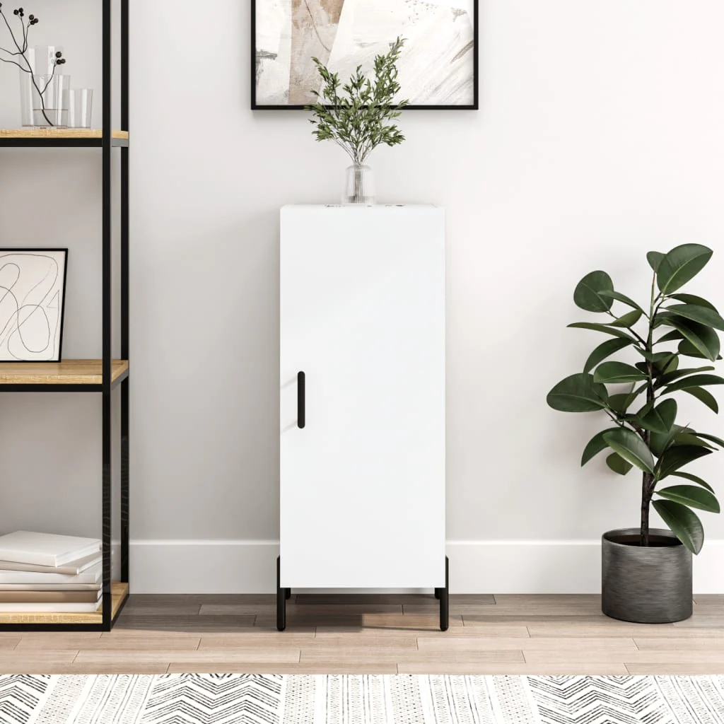 Berkfield Sideboard White 34.5x34x90 cm Engineered Wood