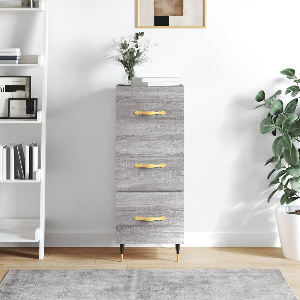 Berkfield Sideboard Grey Sonoma 34.5x34x90 cm Engineered Wood