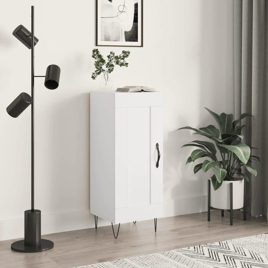 Berkfield Sideboard White 34.5x34x90 cm Engineered Wood