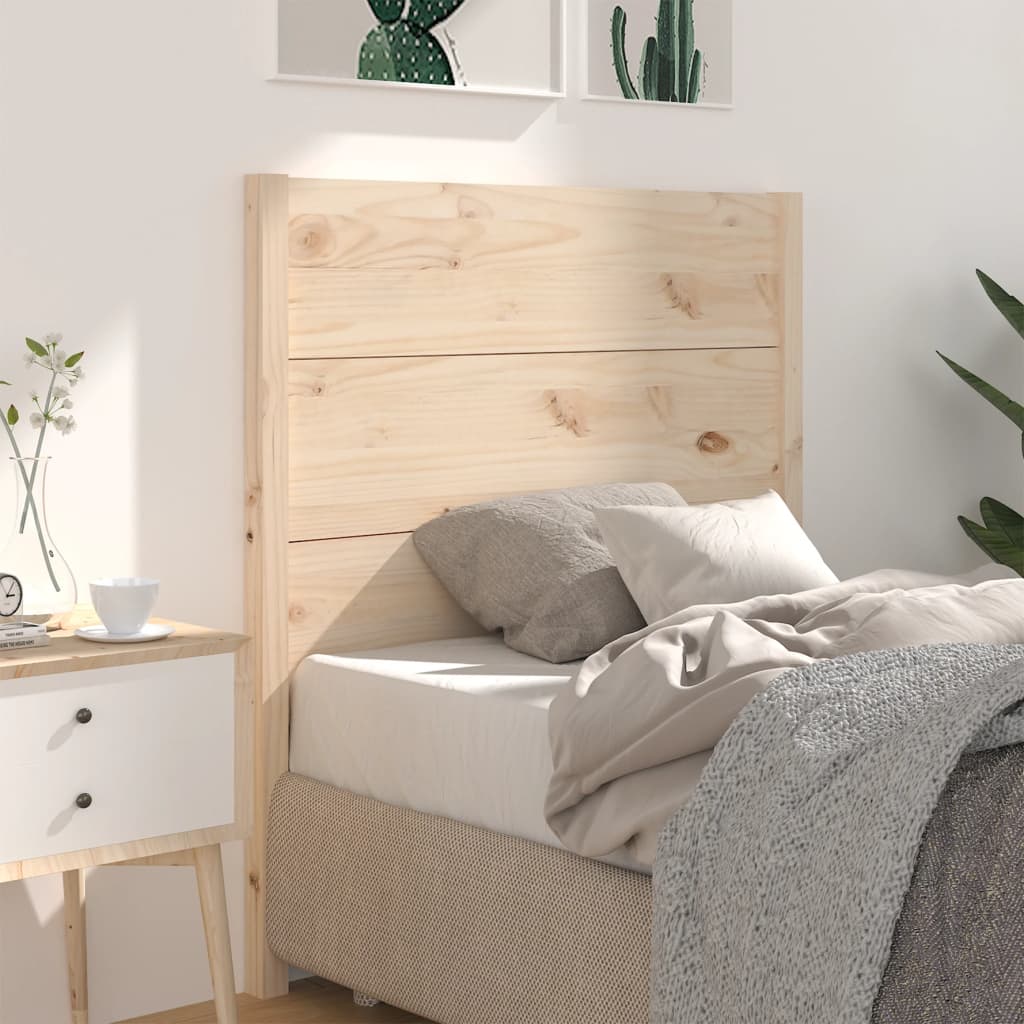 Berkfield Headboard 81x4x100 cm Solid Wood Pine
