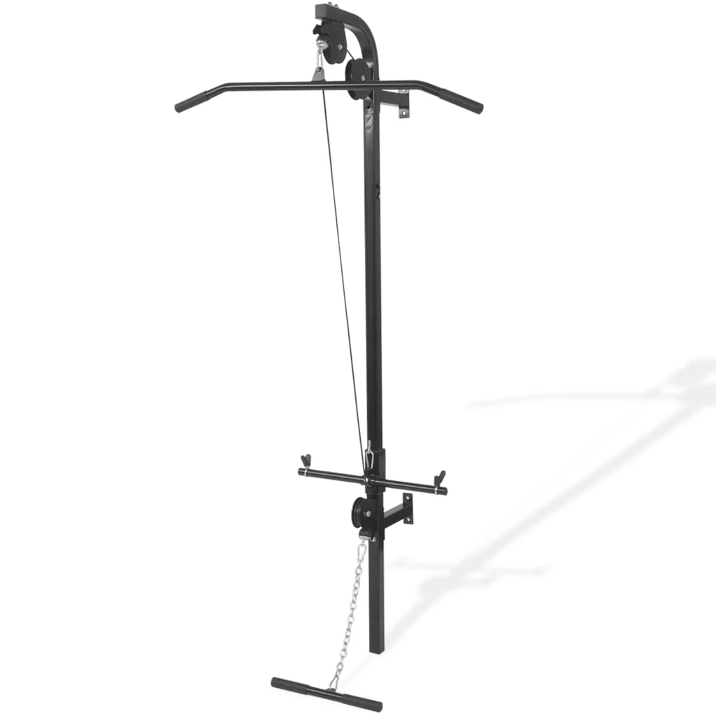 Berkfield Wall-mounted Home Gym with 2 Pulleys