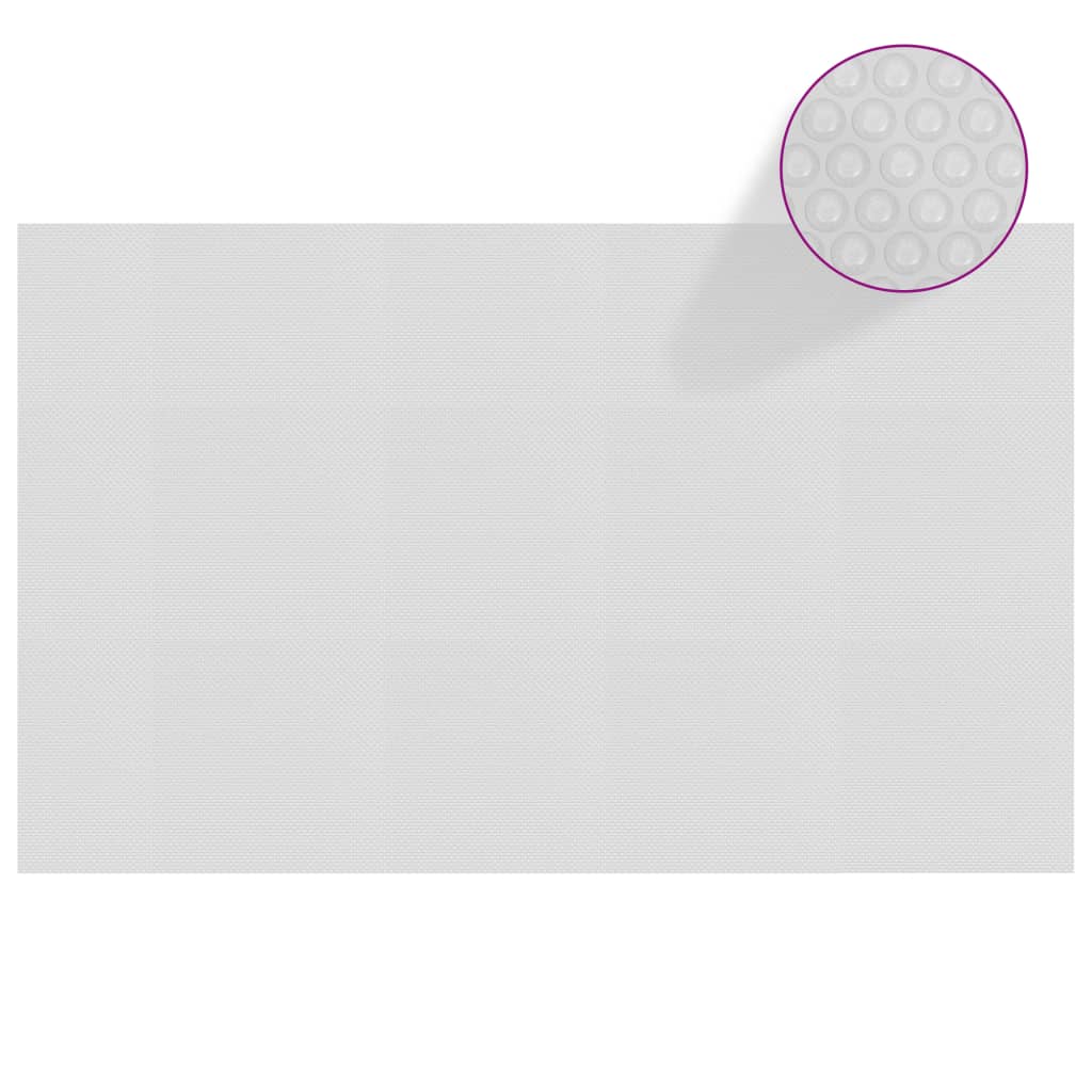 Berkfield Floating PE Solar Pool Film 260x160 cm Grey